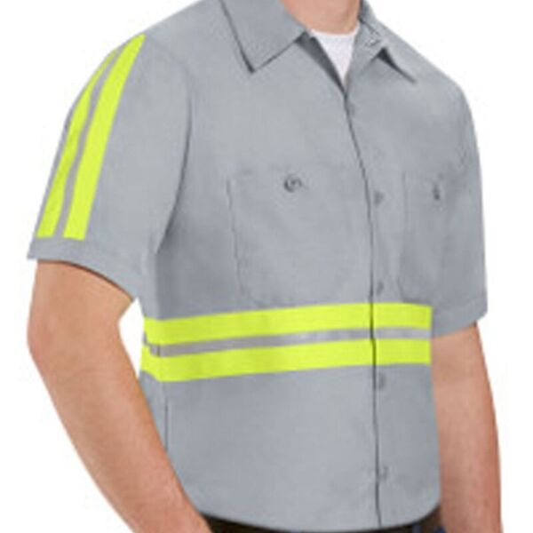 Enhanced Visibility Industrial Work Shirt - Tall Sizes Thumbnail
